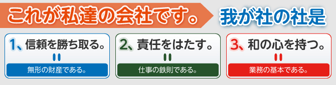 我が社の社是